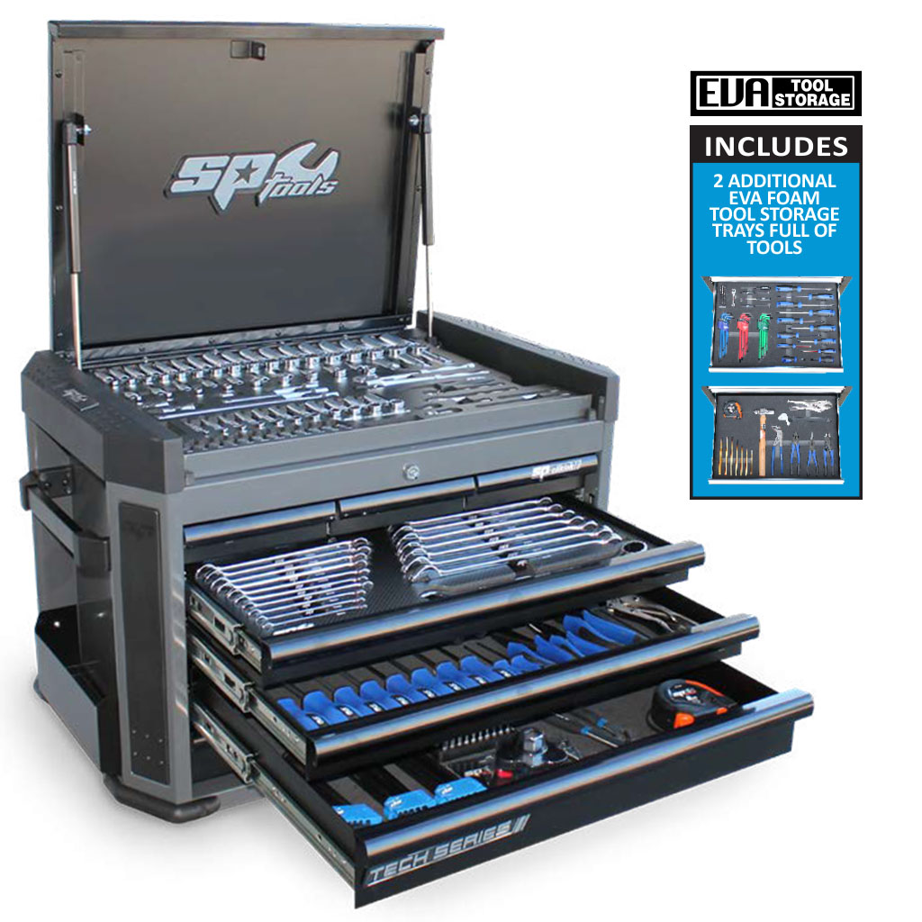 TECH SERIES STARTER PROFESSIONAL TECHNICIAN TOOL KIT - 230PC - METRIC ONLY - DIAMOND BLACK BONUS EVAS